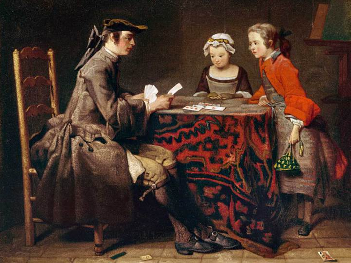 Jean Baptiste Simeon Chardin. The card players