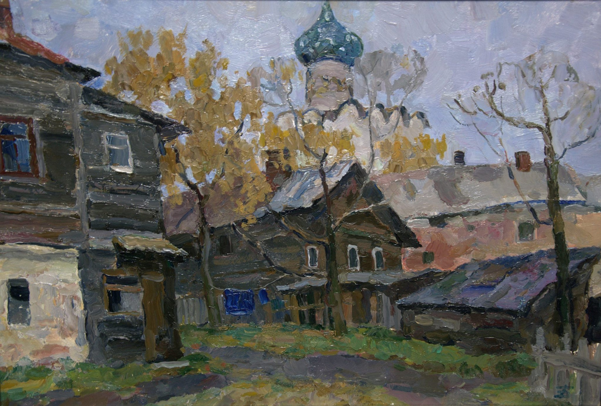 Boris Petrovich Zakharov. Autumn in Rostov the Great. Etude.