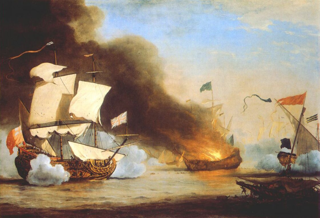 Willem van de Welde the Younger. The English ship