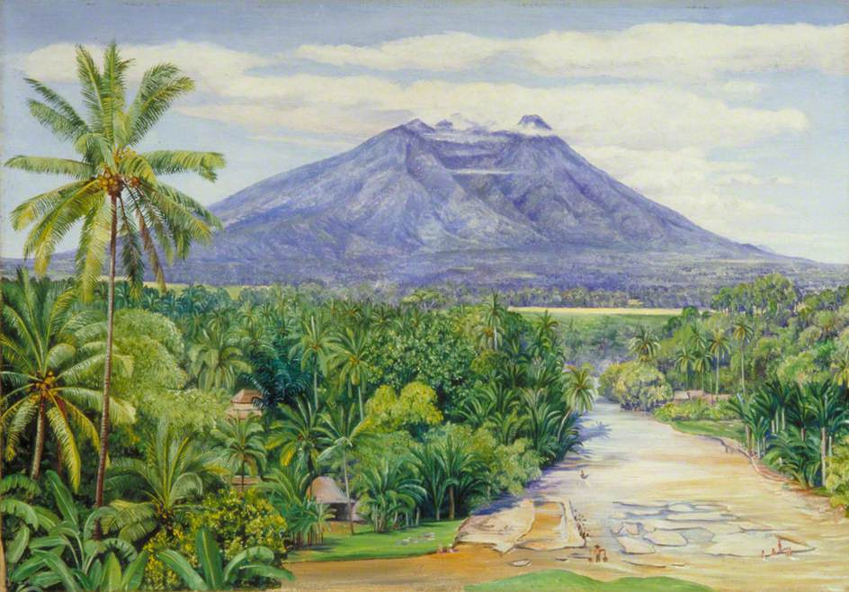 Marianna nord. Volcan Salak, Java