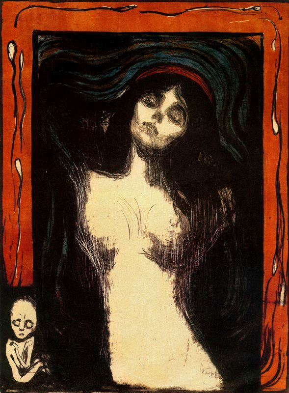 Edward Munch. Madonna