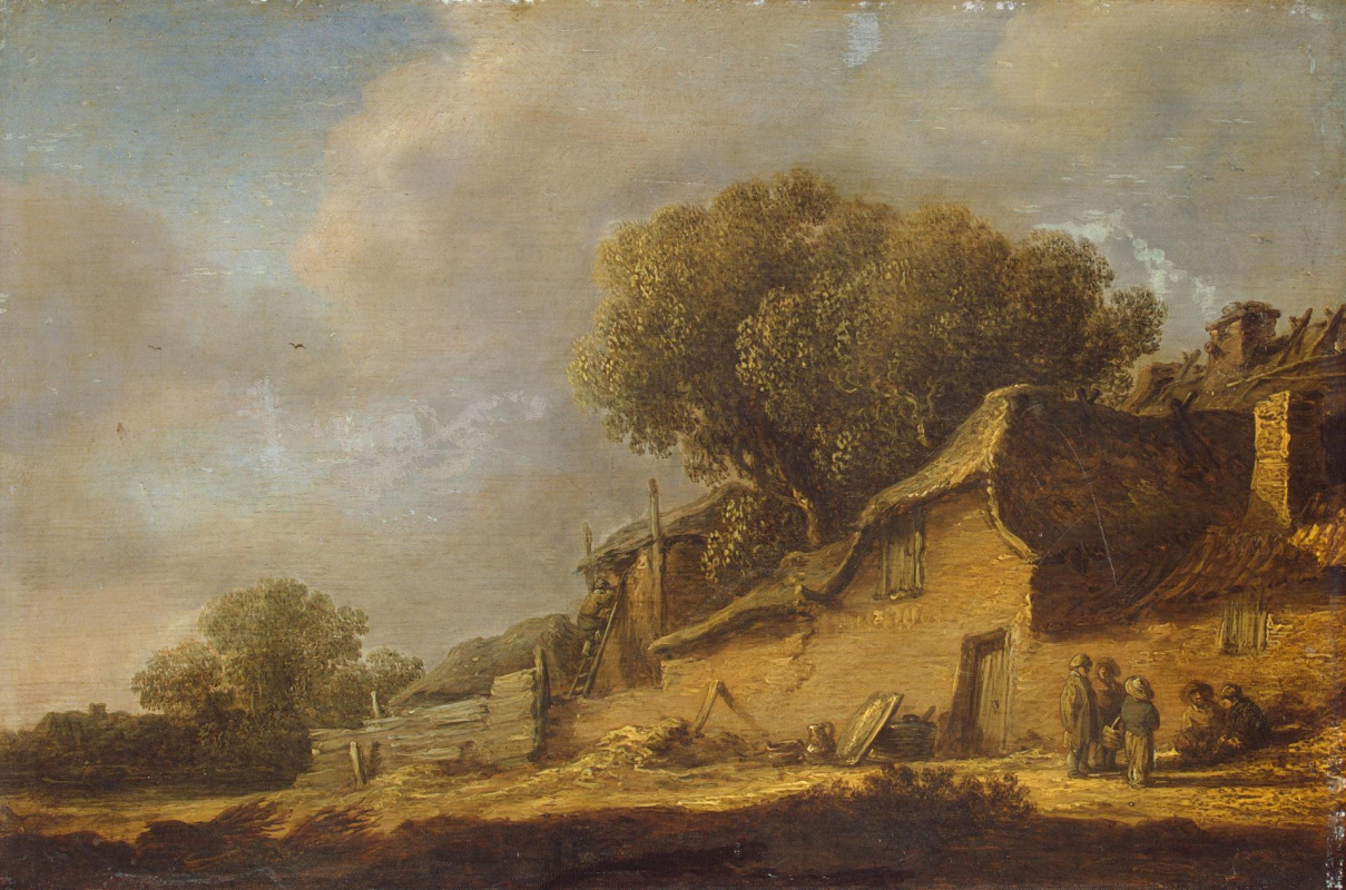 Jan van Goyen. Landscape with a peasant hut