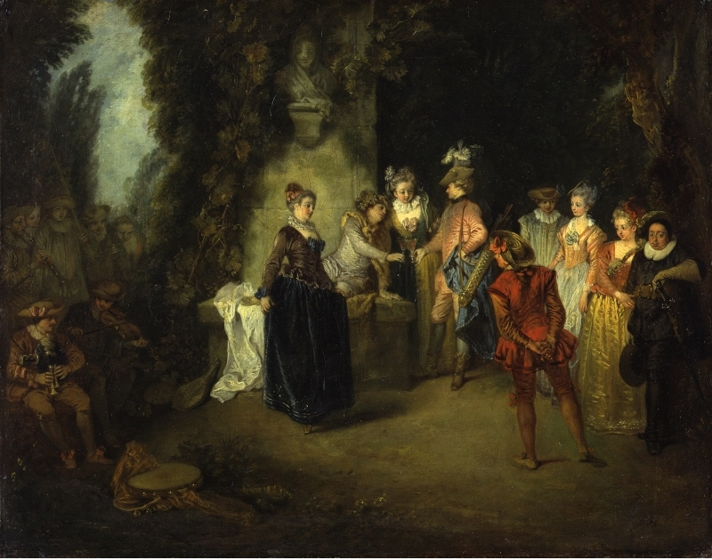 Antoine Watteau. French Comedy