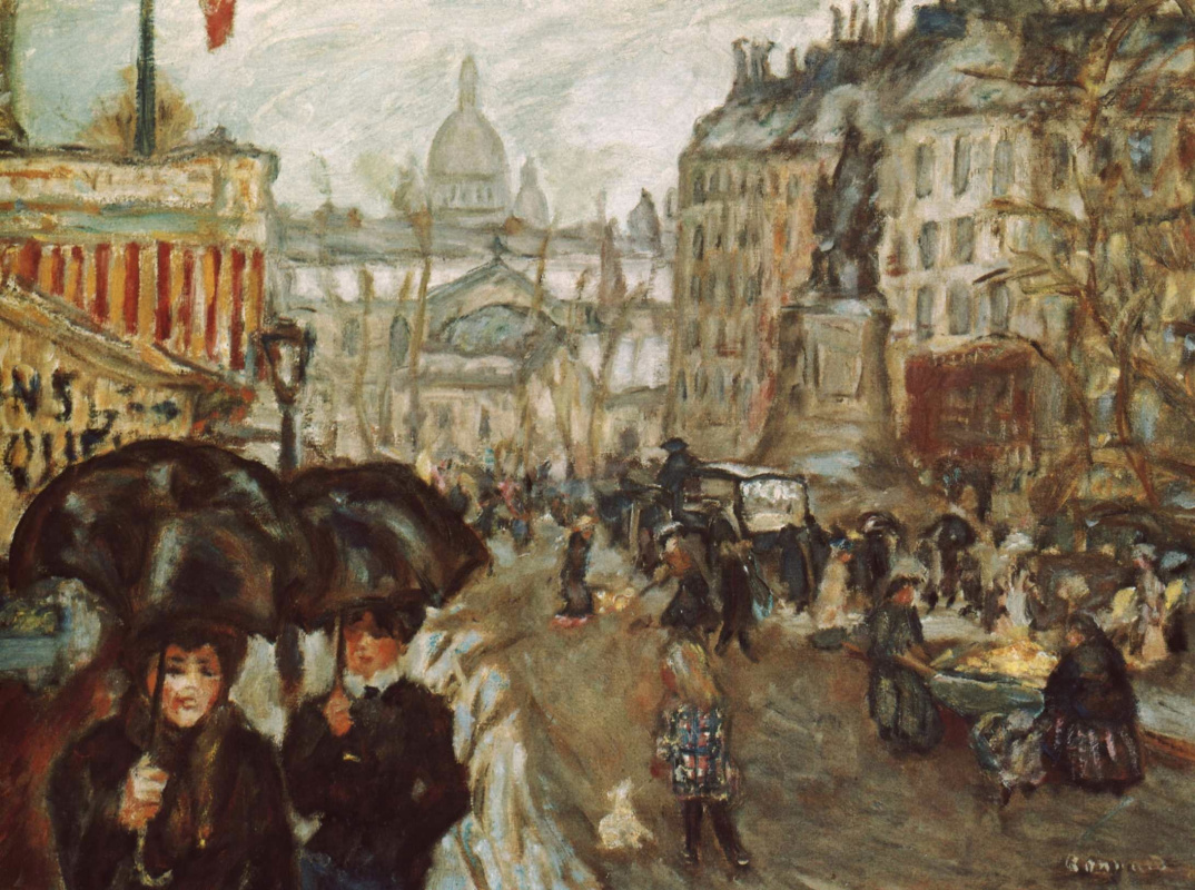 Pierre Bonnard. The Boulevard De Clichy