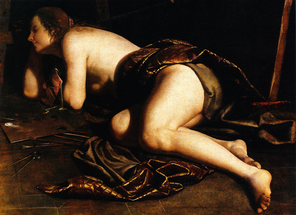 Artemisia Gentileschi. Allegory of painting