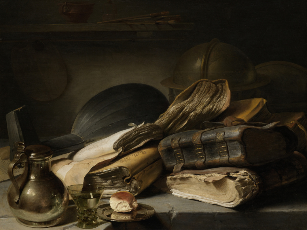 Jan Lievens. Still life with books