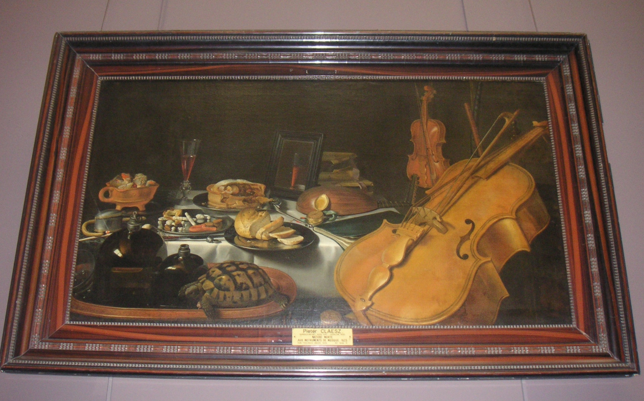 Still life with musical instruments