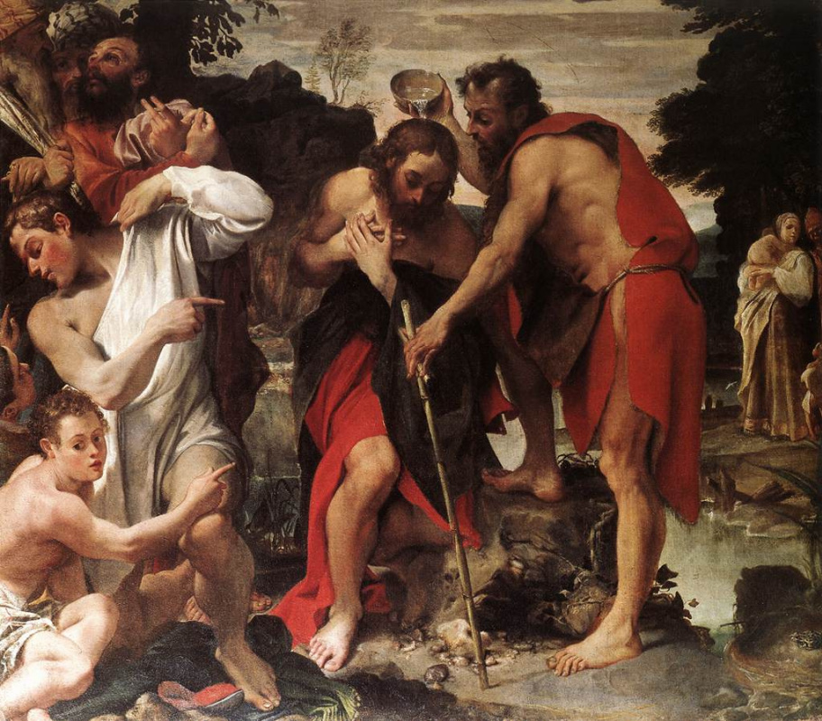 Annibale Carracci. The Baptism Of Christ