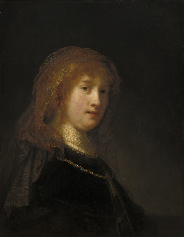 Rembrandt Harmenszoon van Rijn. Saskia van Uylenburg, the artist's wife