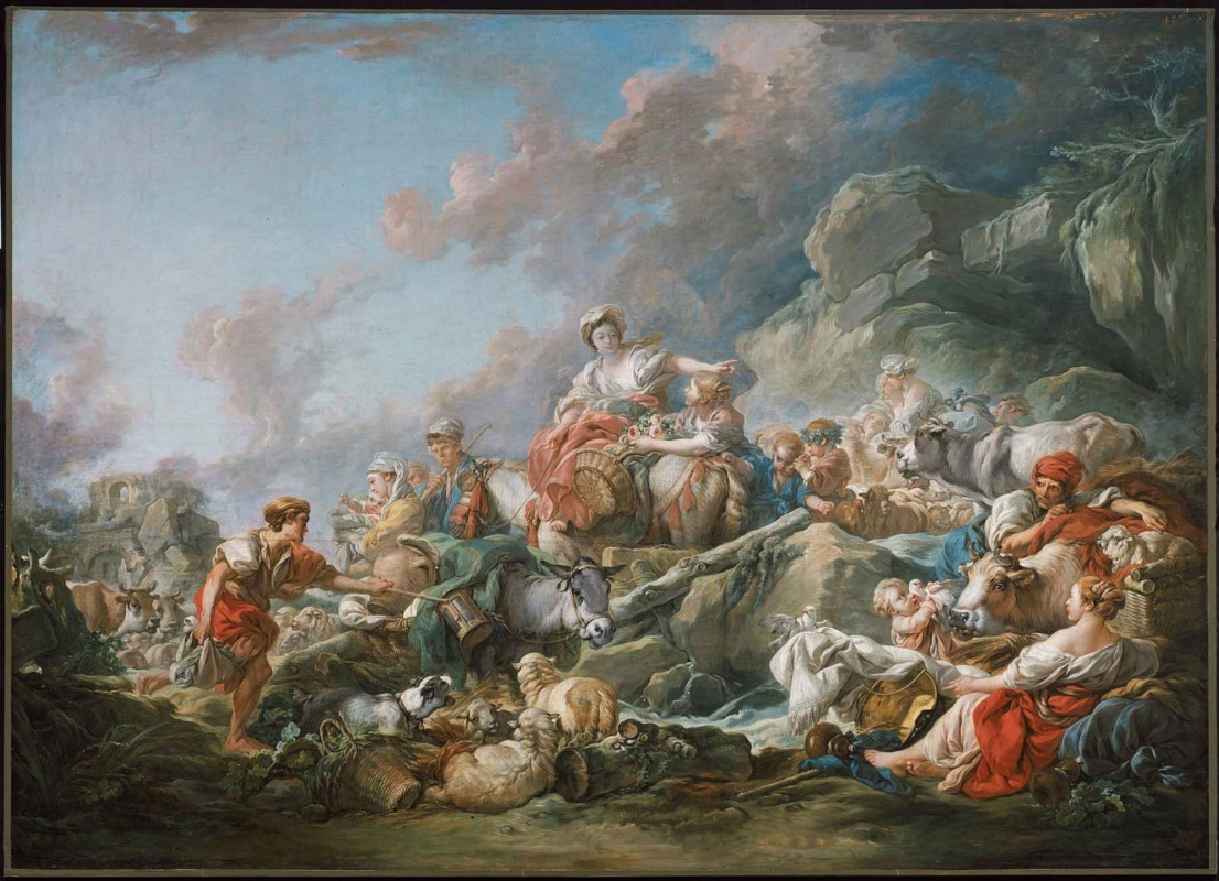 Francois Boucher. The return from the market