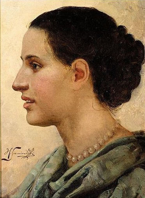 Генрих Ипполитович Семирадский. Portrait of a girl