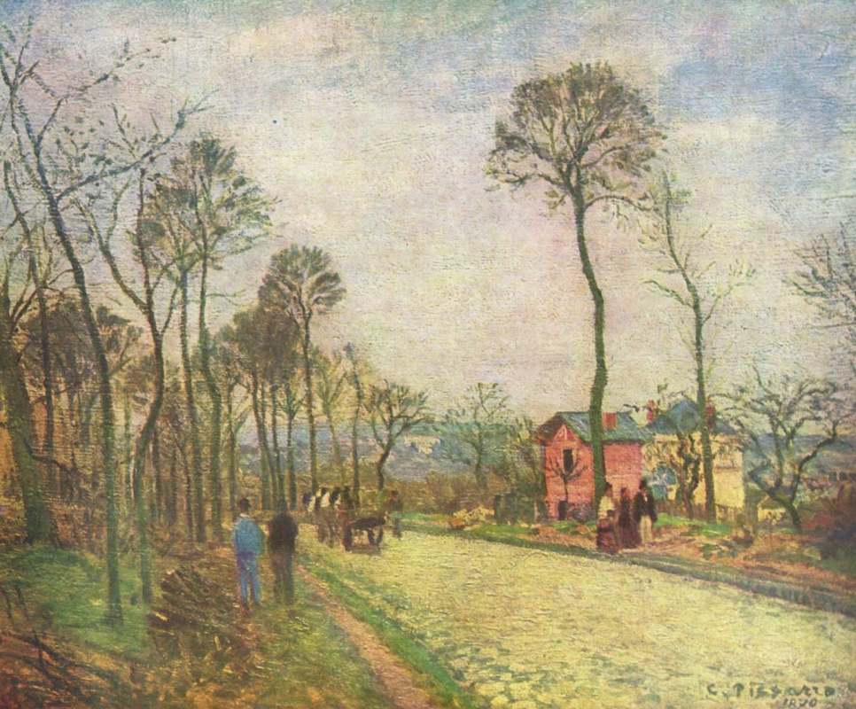 Camille Pissarro. Street in Lovesee