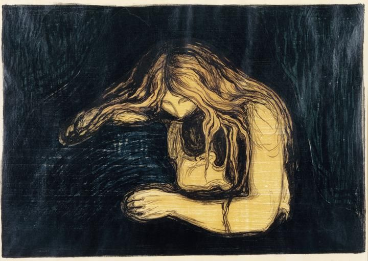 Edvard Munch. Vampire ii