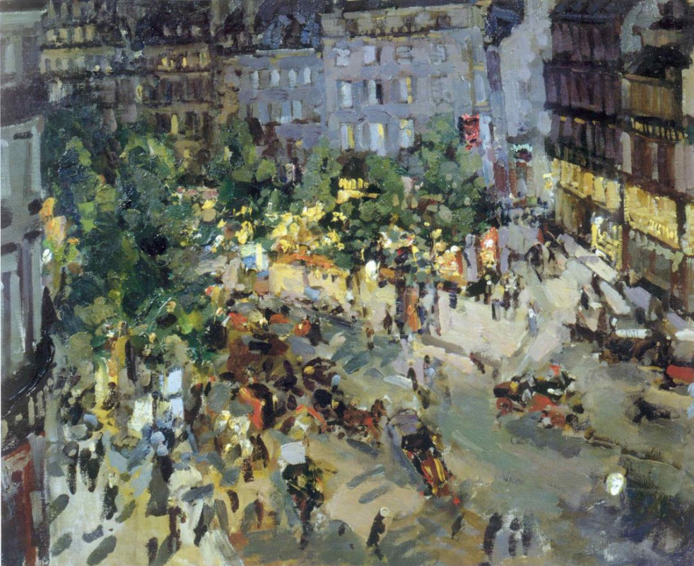 Konstantin Korovin. Paris. Capuchin Boulevard