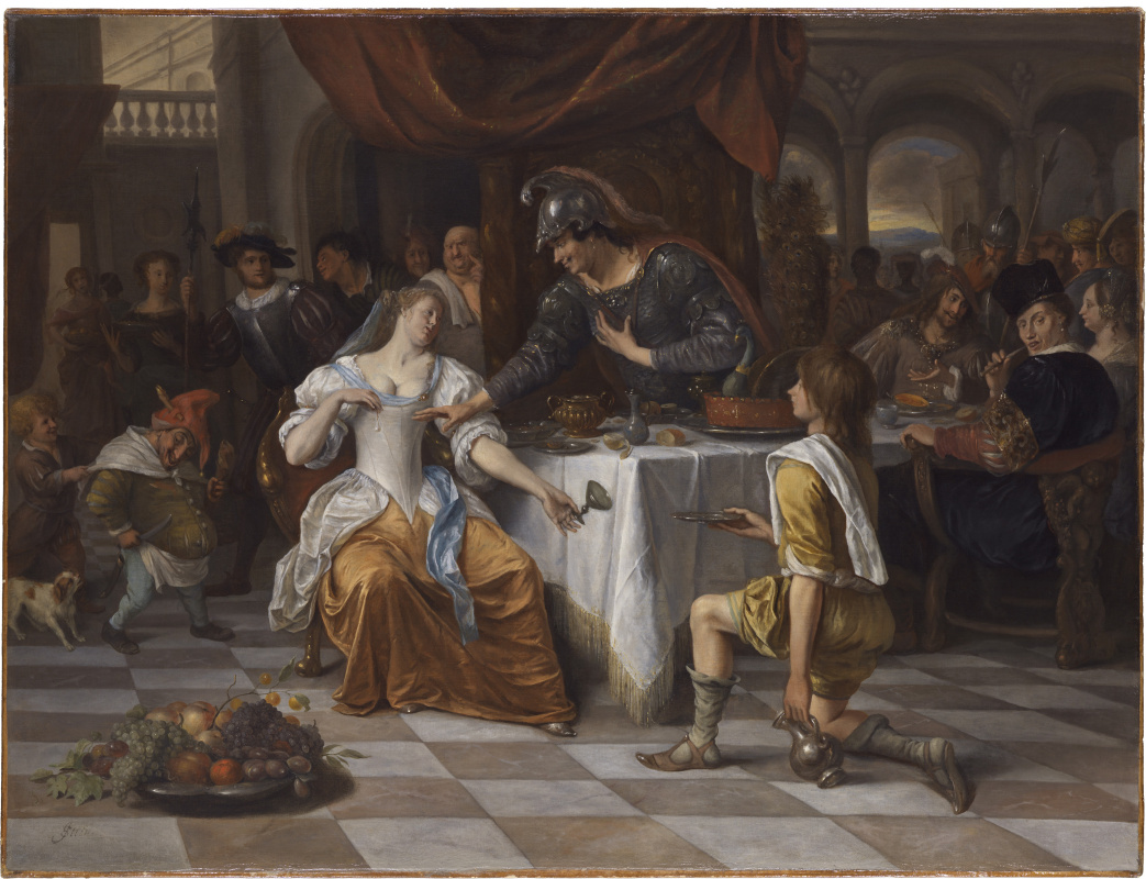 Jan Steen. Feast of Antony and Cleopatra