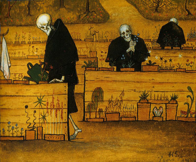 Hugo Simberg. The garden of death