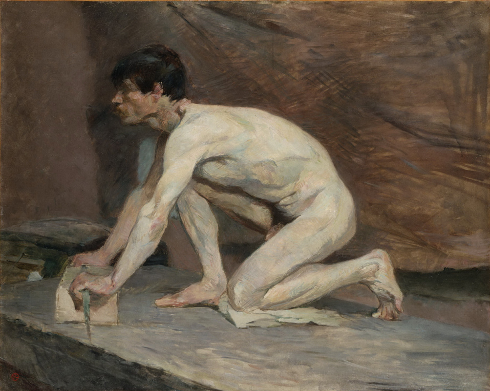 Henri de Toulouse-Lautrec. Polisseur de marbre