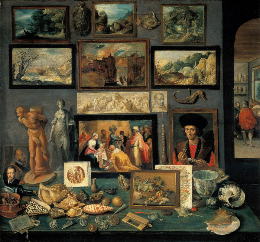 Frans Franken the Younger. Chamber of Art and Curiosities