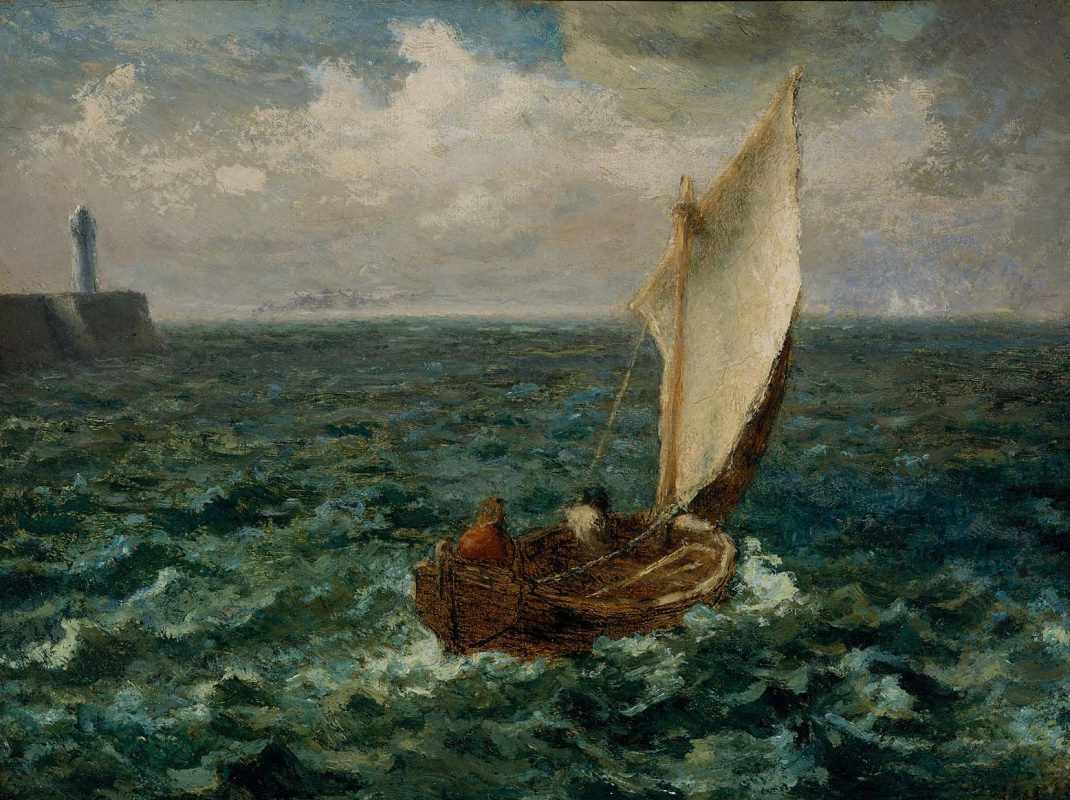 Jean-François Millet. Fishing boat