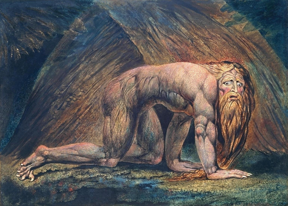William Blake. Nebuchadnezzar