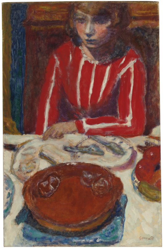 Pierre Bonnard. The woman behind the Desk