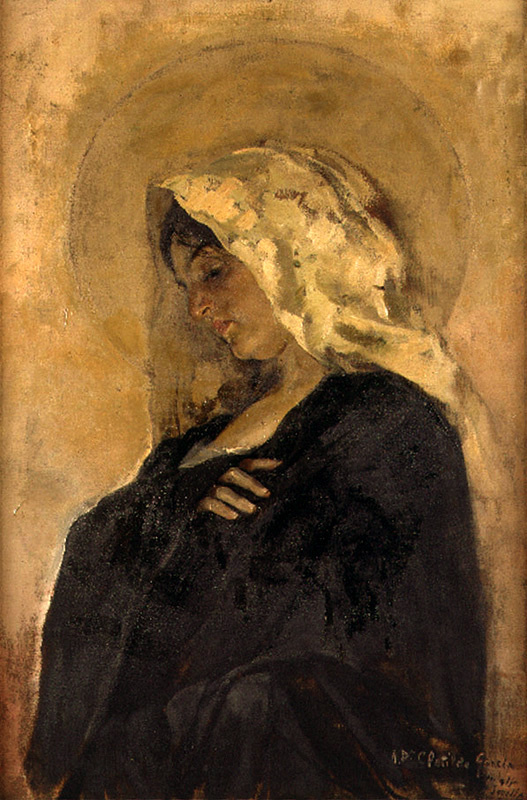 Joaquin Sorolla. The Virgin Mary