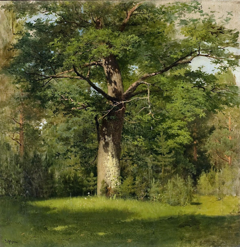 Isaac Levitan. Oak