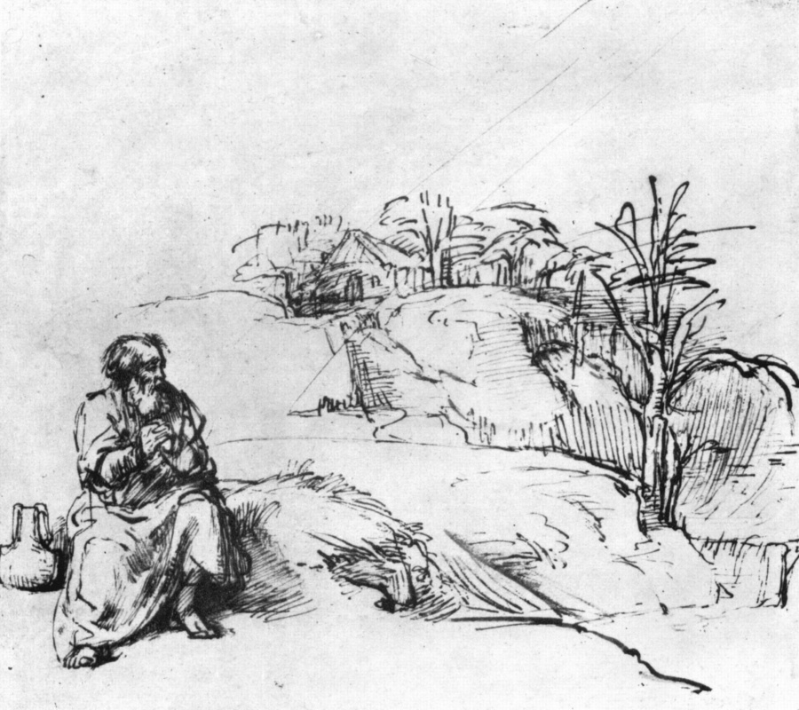 Rembrandt Harmenszoon van Rijn. Elijah at Cherith