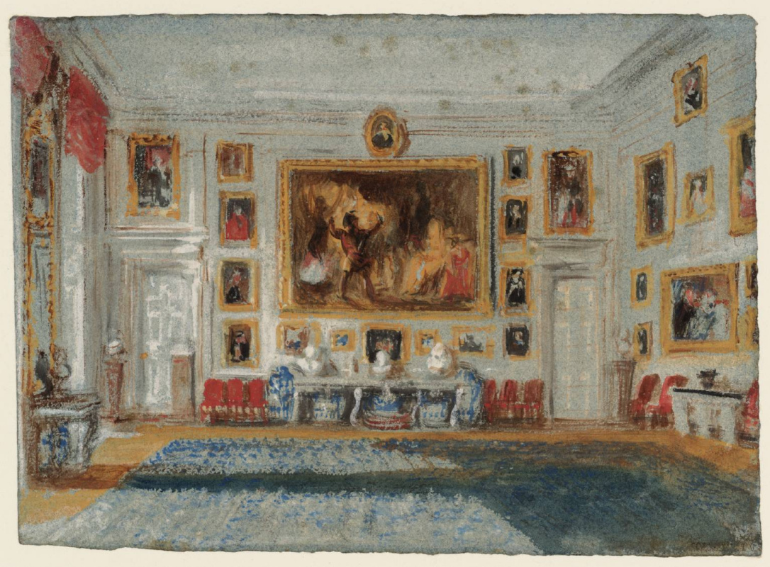 Joseph Mallord William Turner. The South wall of the square dining room