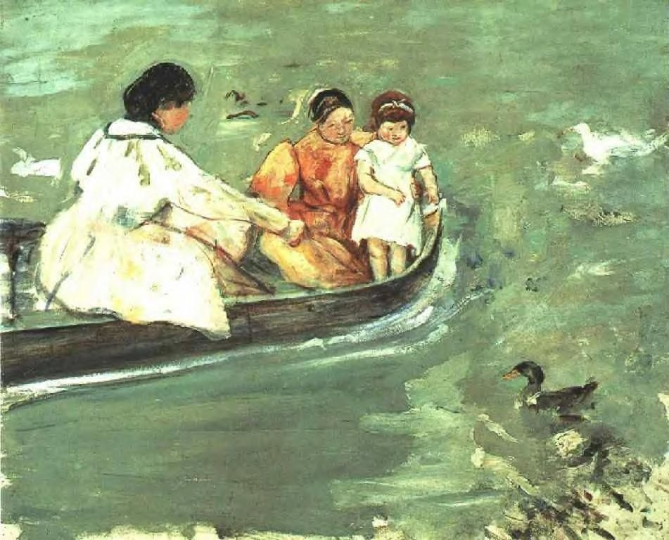 Mary Cassatte. On the water