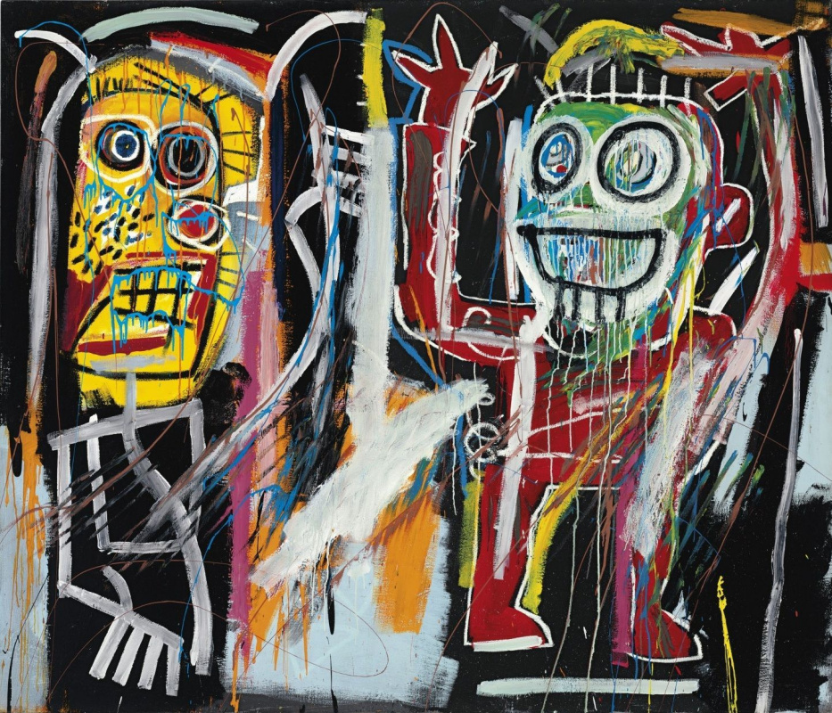 Jean-Michel Basquiat. Zadumannye Kopf (Dustheads)