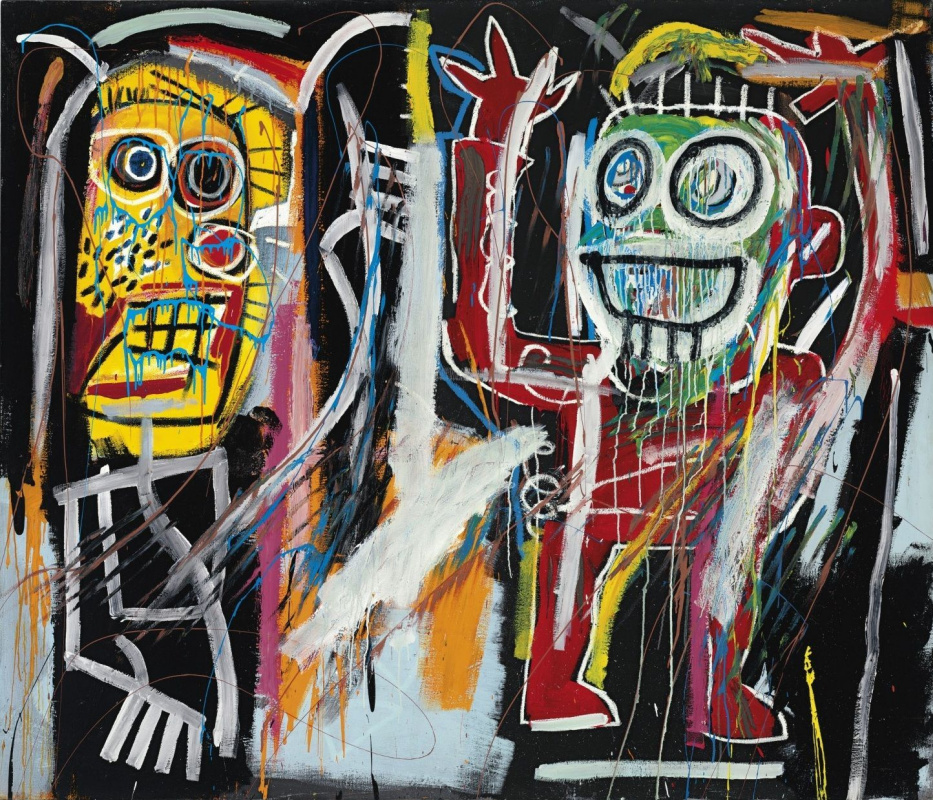 Jean-Michel Basquiat. Cabeza Zadumannye (Dustheads)