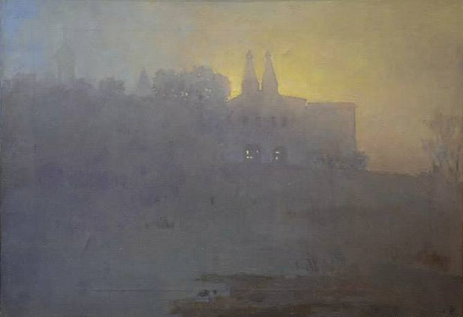 Boris Petrovich Zakharov. Morning in Ferapontovo.