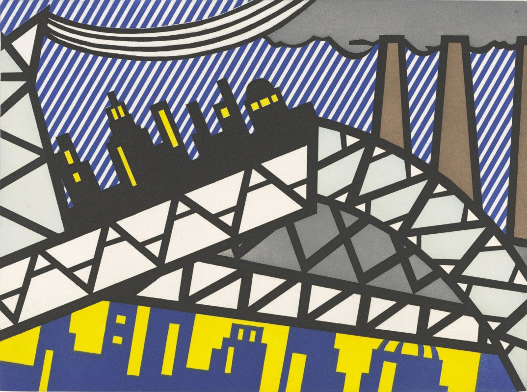 Roy Lichtenstein. New fall of America. Sheet 23