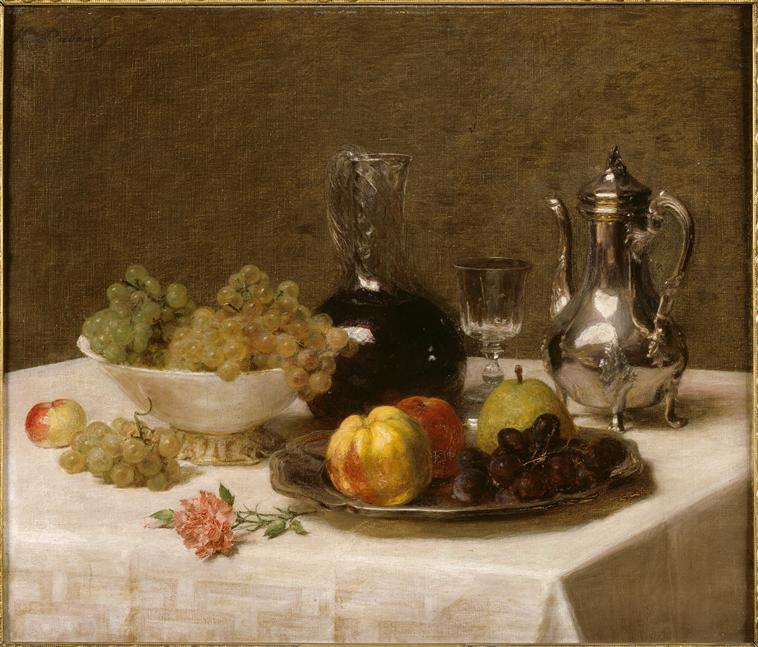 Victoria Dubourg (Fantin-Latour). Tischecke