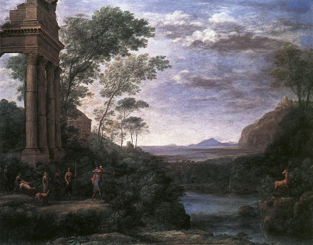 Claude Lorena. Landscape with Ascanius