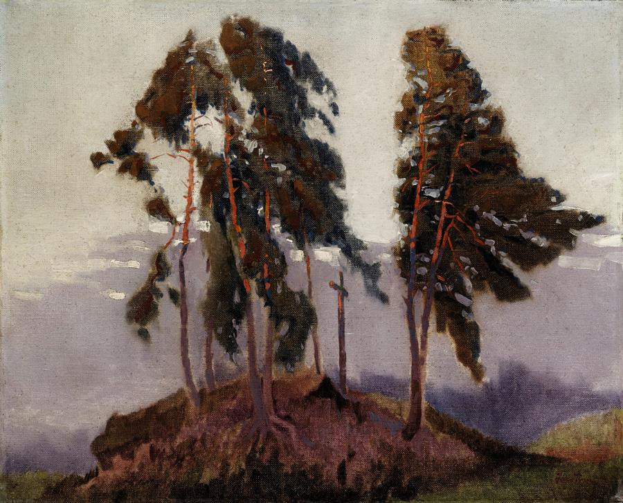 Ivan Ivanovich Trush. Pines under the evening sun