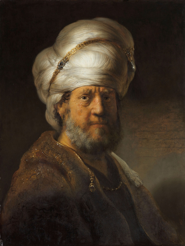 Рембрандт Харменс ван Рейн. Портрет мужчины в восточном костюме