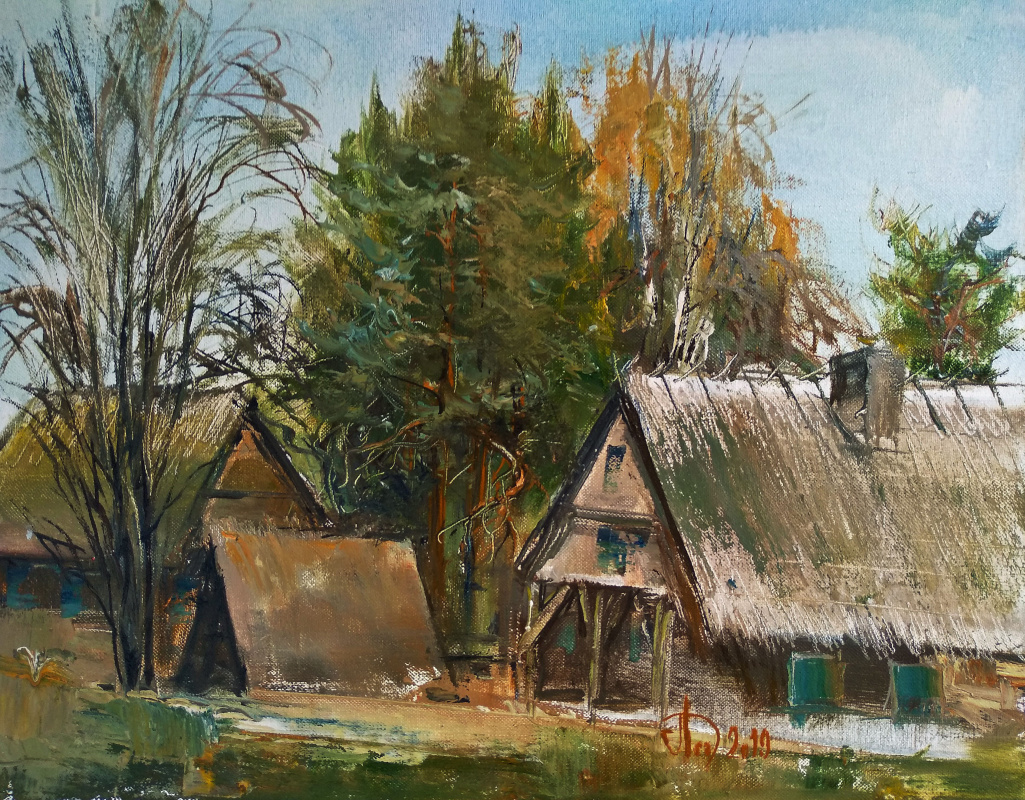 Alexander Alekseevich Lednev. Polish village