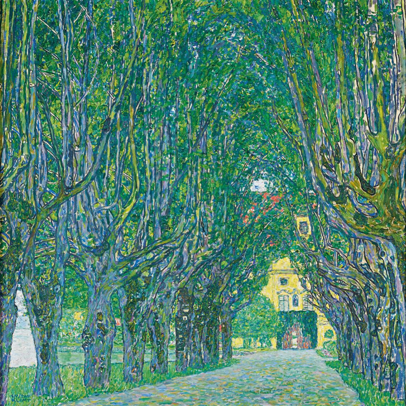 Gustav Klimt. Gasse im Schlosspark Kammer