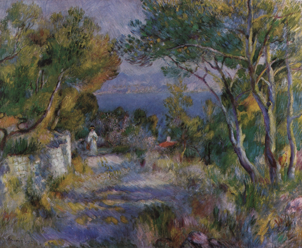 Pierre-Auguste Renoir. Landscape in l'Estaque