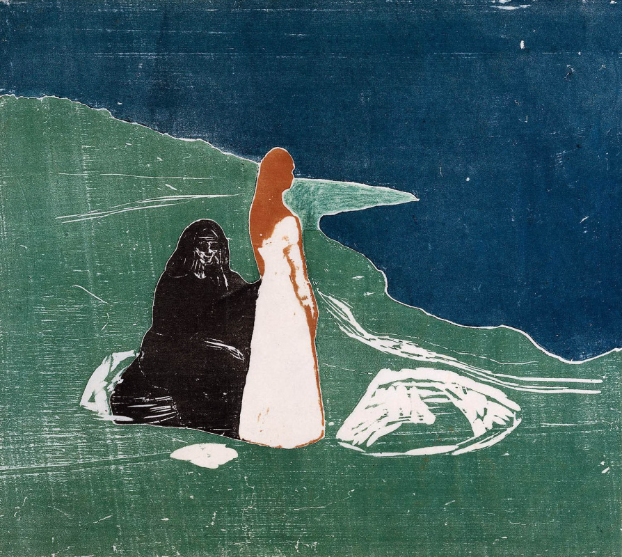 Edward Munch. Two women on the shore