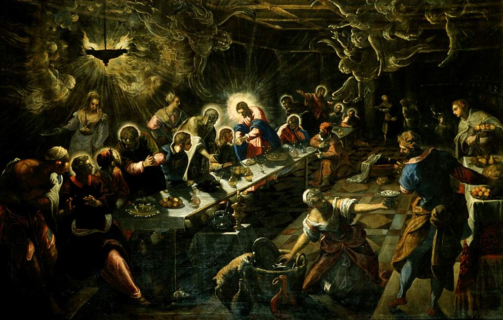 Jacopo (Robusti) Tintoretto. Last supper