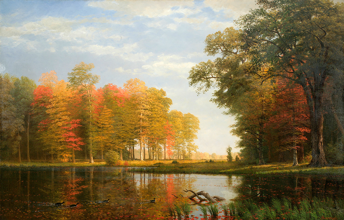 Albert Birštadt. Autumn forest