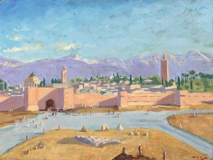 Winston Churchill. "Koutoubia Mosque"