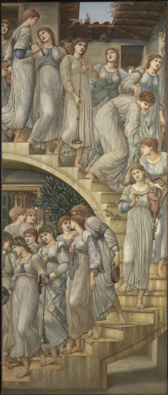 Edward Coley Burne-Jones. Golden staircase