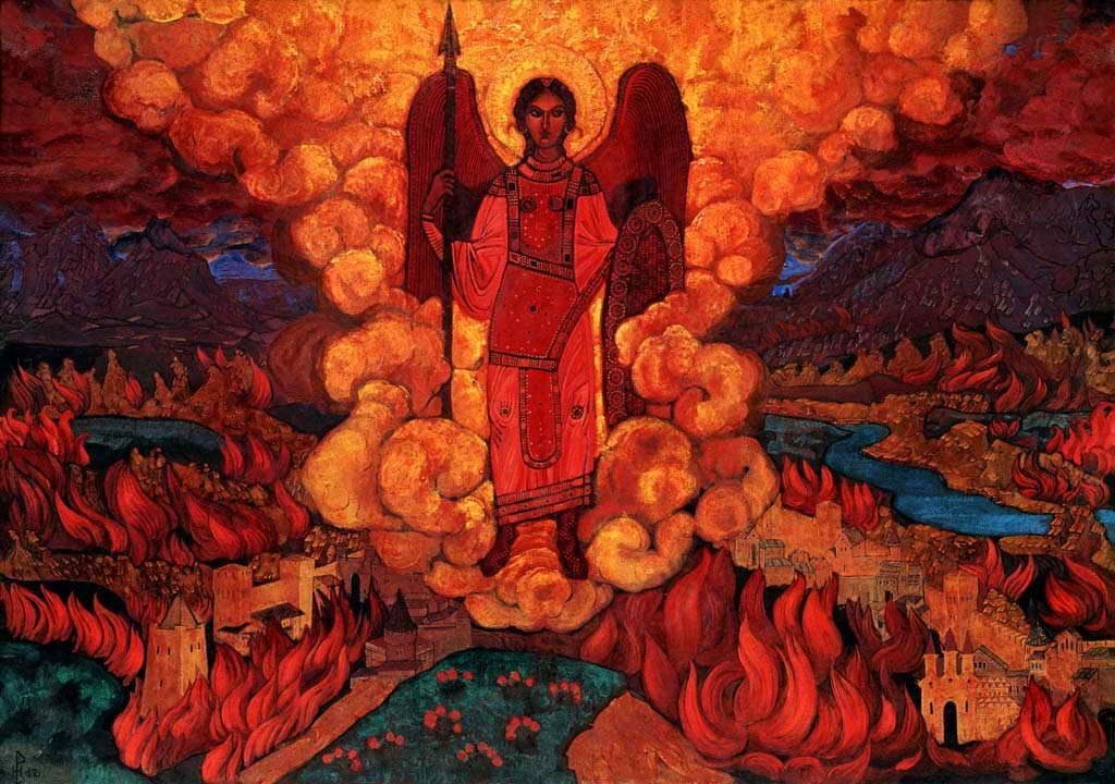 Nicholas Roerich. The last angel