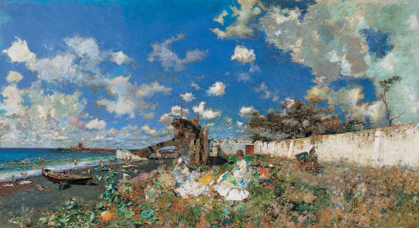 Mariano Fortuny y Marsal. The beach at Portici