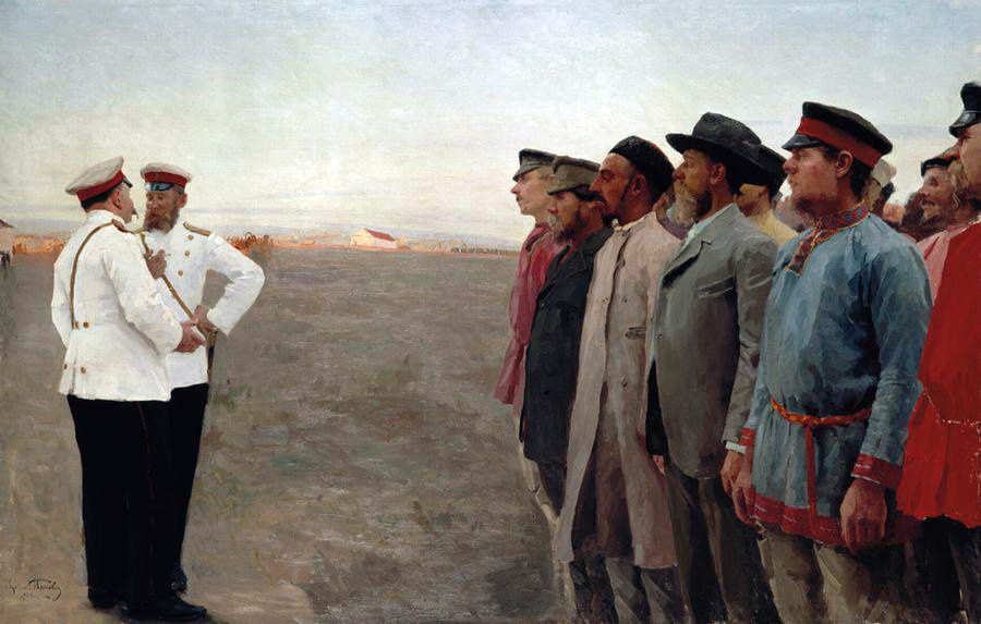 Lukian Vasilyevich Popov. Mobilized. 1904