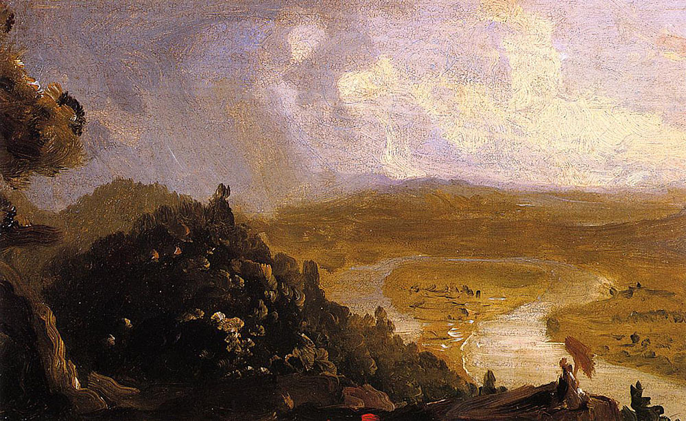 Thomas Cole. View from mount Holyoke after a thunderstorm